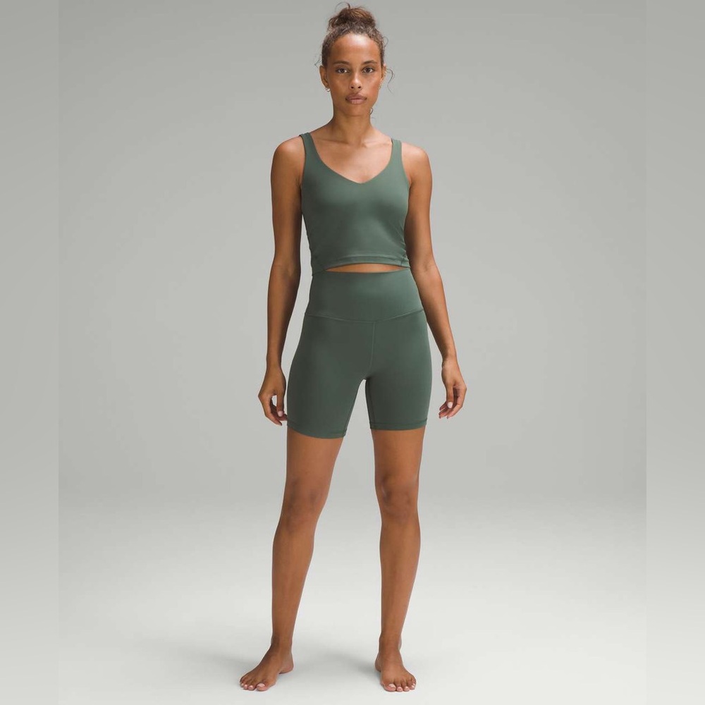 Lululemon Align High-Rise Short 6” - Dark Forest - Size: 8